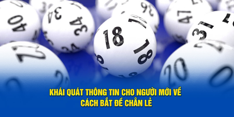 Khái quát thông tin cho người mới về cách bắt đề chẵn lẻ